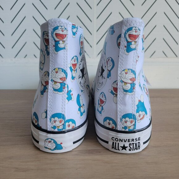❤️Converse x Doraemon Chuck Taylor High Top Sz 9 Women's Sneakers White A15791C - Picture 4 of 10